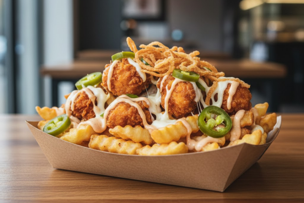 Chickenlicious Menu 
Chicken Loaded Fries